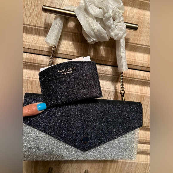 Kate Spade ♠️ clutch with card case - Picture 1 of 14